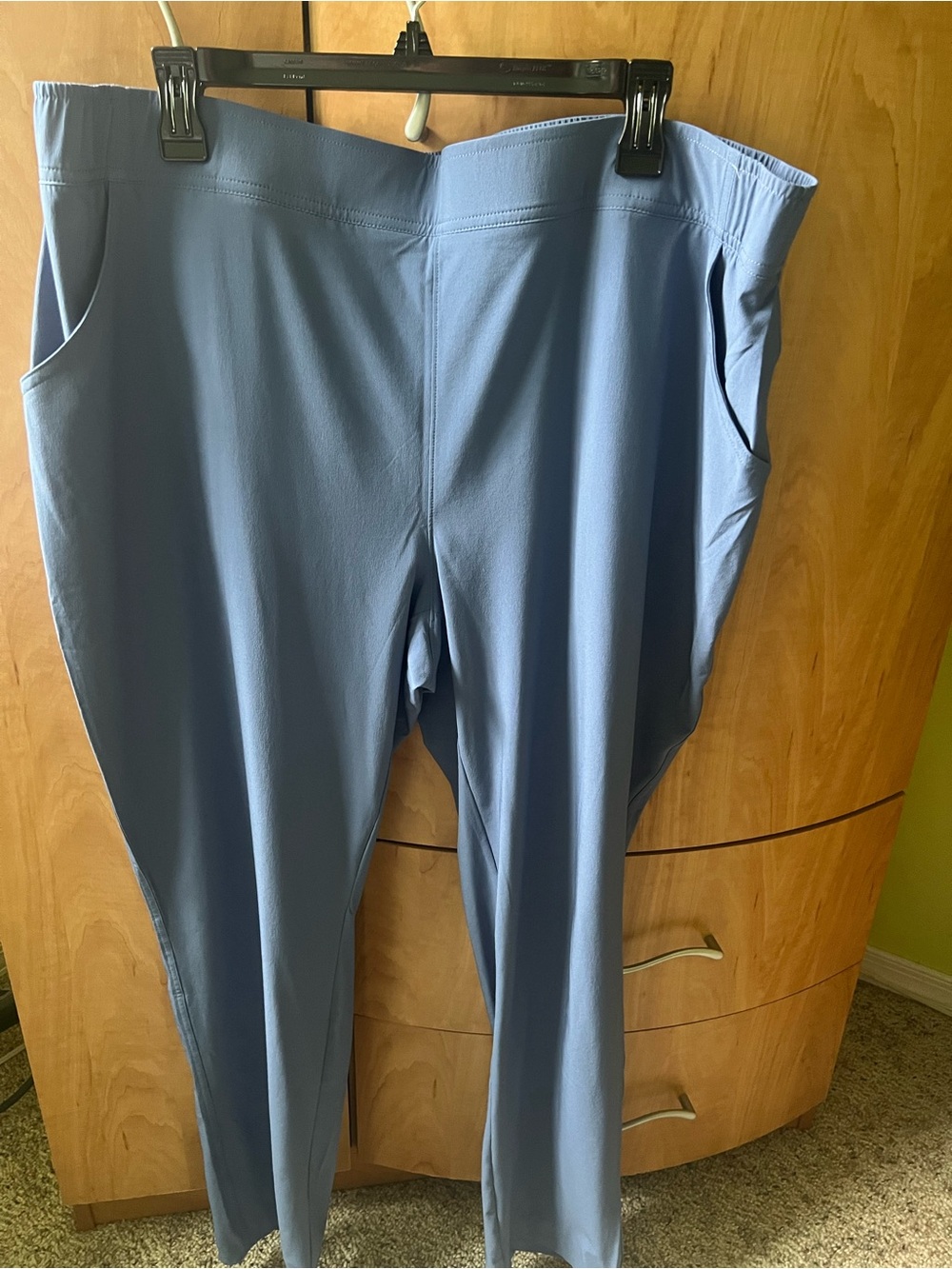 Eddie Bauer Light Slate Blue Pull-On Active Leggings